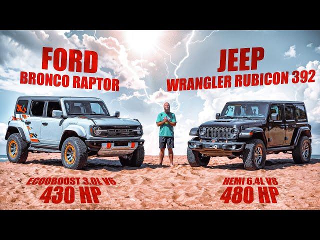 FORD ПРОТИВ JEEP | BRONCO RAPTOR VS RUBICON 392 #rubicon #392 #макс #борода #ford