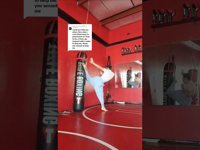 How to recover after kicks? #kickboxing #muaythai #mma #karate #senseigeoff #combatsports