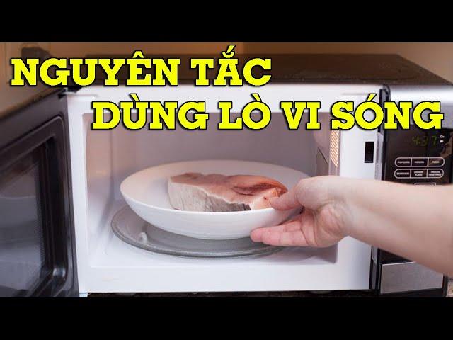 Nguyên tắc sử dụng lò vi sóng đúng cách an toàn, hiệu quả - Mẹo Vặt Cuộc Sống