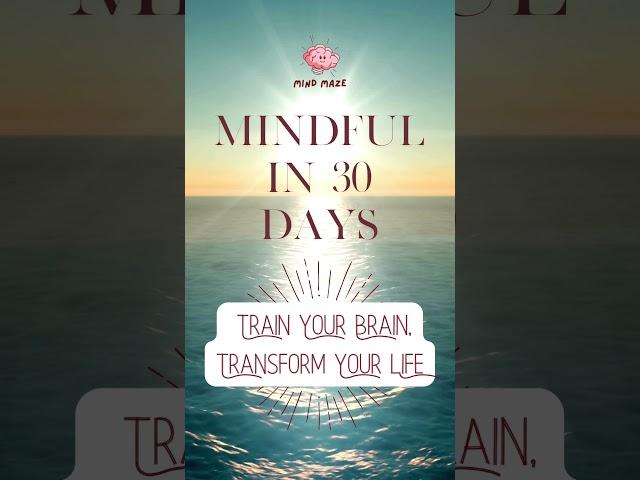 Ready, Set, Mindful! Start Your 30-Day Journey #mindfulness #mentalhealth #selfcare