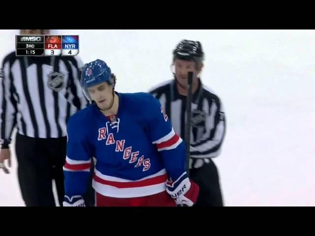 Chris Kreider takes out Scottie Upshall | 11/10/2013 [HD]