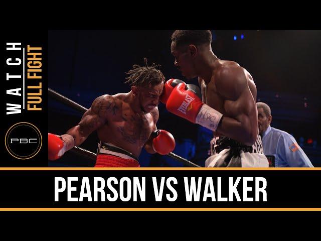 Pearson vs Walker FULL FIGHT: Dec. 18, 2015 - PBC on Spike