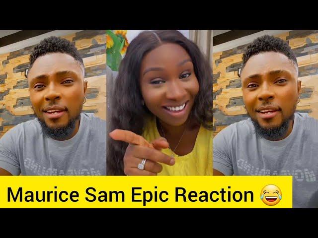 Maurice Sam has reacted to the speculations of vacation with another woman.. #mauricesam #soniauche