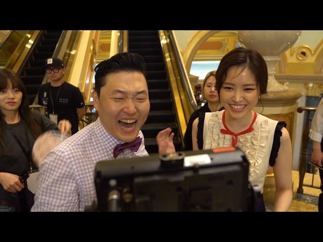 PSY(싸이) 'New Face'(뉴페이스) MV MAKING FILM Release…싸이X손나은, 훈훈한 선후배의 좋은 예 (4X2=8, Apink, 손나은)