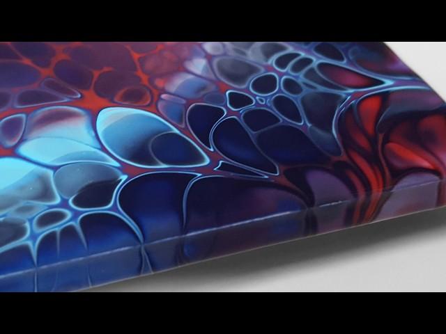 (1001) The easiest way to create cell art | Acrylic Pouring | Paint & Water | Designer Gemma77