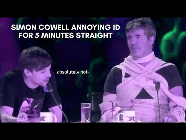 simon cowell annoying 1D for 5 minutes straight