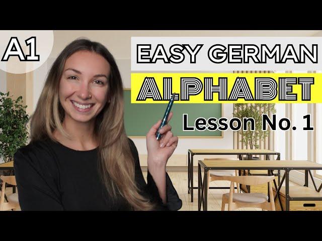 GERMAN ALPHABET 1/2 (German Basic for Beginners | Deutsch für Anfänger)