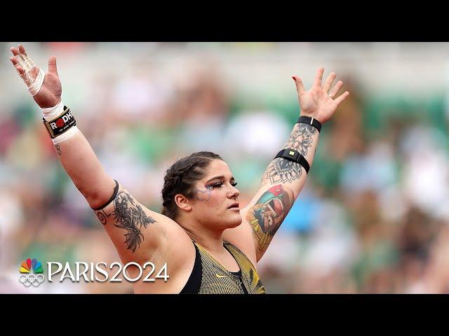 Shot putter Chase Jackson LAUNCHES a season's best at U.S. Trials to qualify for Paris | NBC Sports