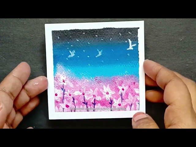 Beautiful Acrylic Painting | how to paint beautiful painting #art #youtubepainting #creativeart