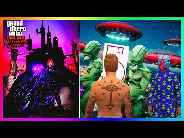 NEW Halloween Property, UNLOCK Alien Outfits, FREE Clothing, UFO, GTA 5 DLC 2024 (GTA Online Update)