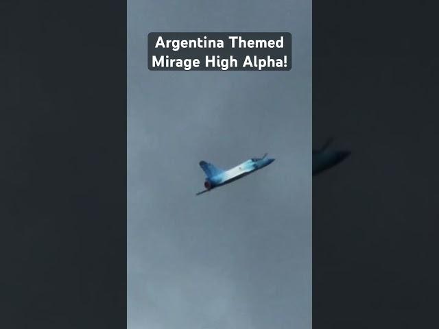  Argentina Mirage High Alpha Pass #freewing #mirage2000 #RC #jet #aviation #aeromodelismo