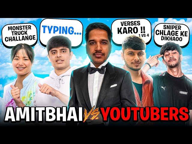 AMITBHAI VS ALL BIG YOUTUBERS 