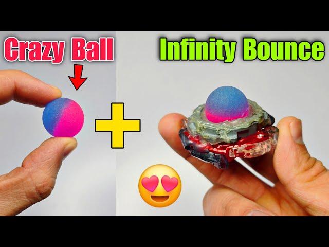 What Happens If We Put Crazy Bouncing Ball In Beyblade ?