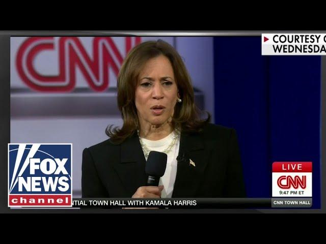 Kamala Harris fumbles through answer on 'many mistakes' during townhall