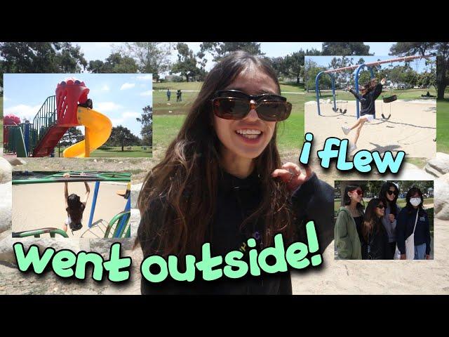 GRECIA GOES TO THE PARK! i touched grass (ft. friends)