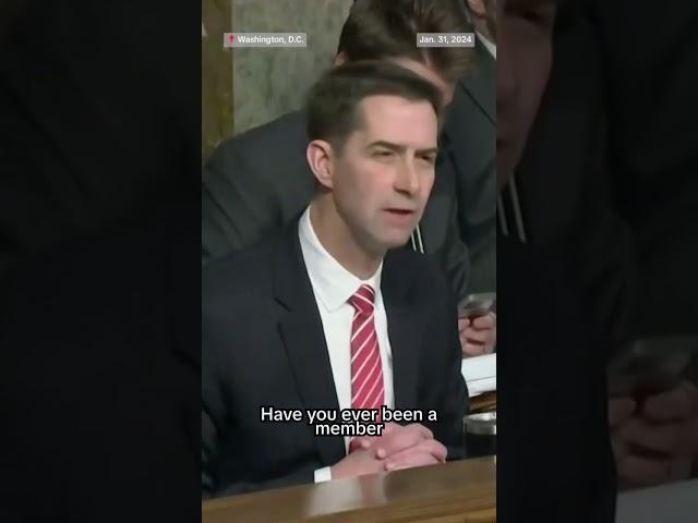 Sen. Cotton asks TikTok CEO if he’s a member of CCP