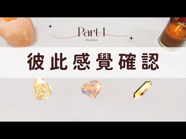 彼此感覺確認Part 1「無時間限制」｜塔羅占卜+占卜小物｜Ora Tarot