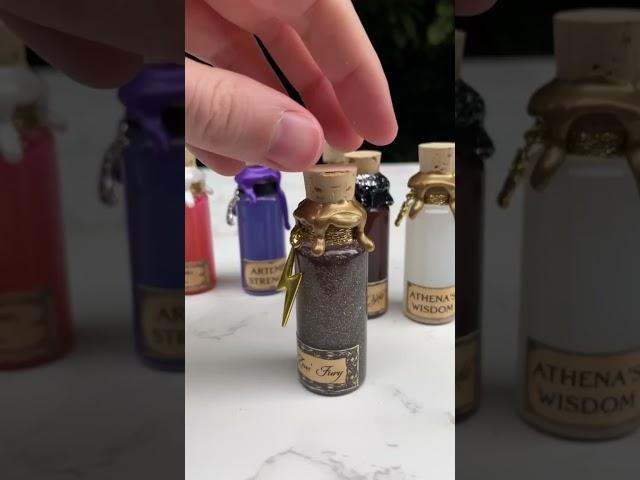 Making my mini Greek Mythology decorative, color changing potions! #apothecary #potions #potion