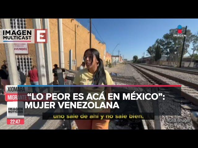 ‘En este momento preferiría estar en mi país que en México’: migrante venezolana