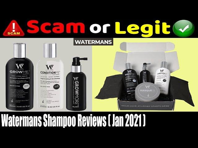 Watermans Shampoo Reviews {January 2021} See - Legit or Another Scam? | Scam Adviser Reports