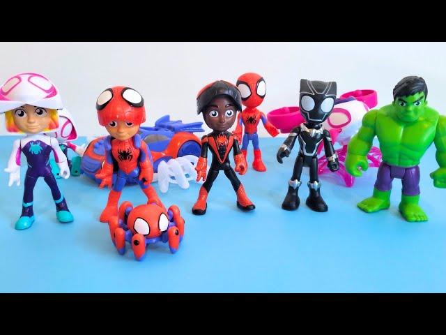 Spidey and his Amazing Friends | Unboxing Toys | asmr