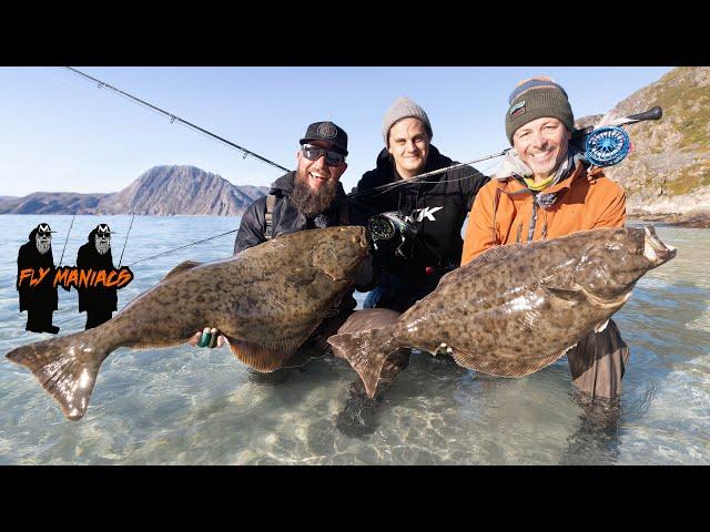 Halibut World Record Fly Fishing in Norway | Flymaniacs with Niklaus Bauer & Paolo Pacchiarini