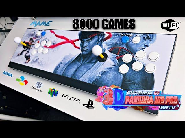 Pandora Box 18S Pro 4500 - Awesome White Dragon Ryu -  All-metal Design | Built-in WiFi