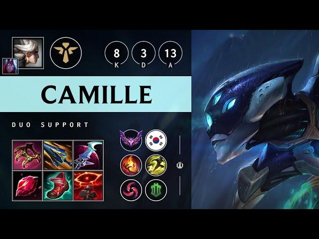 Camille Support vs Leona - KR Master Patch 25.06