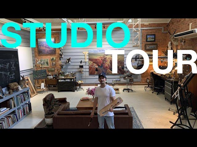 STUDIO TOUR 2020! - My new painting space!