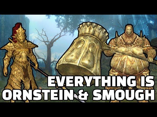 Dark Souls, but all the enemies are Ornstein & Smough