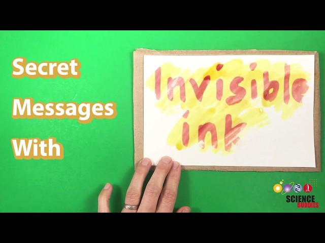 Write Secret Messages With Invisible Ink! | STEM Activity
