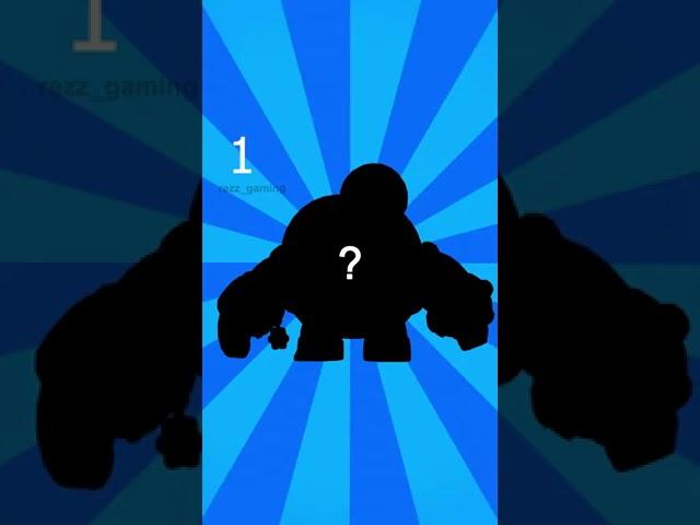 Who's That Brawler #4 Halil Gaming - Brawl Stars | #Shorts | #Brawlstars