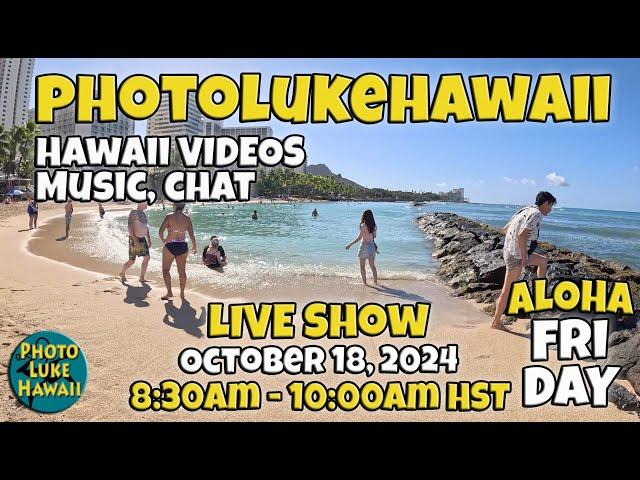 PhotoLukeHawaii October 18, 2024 830am HST Things to do in Honolulu Hawaii