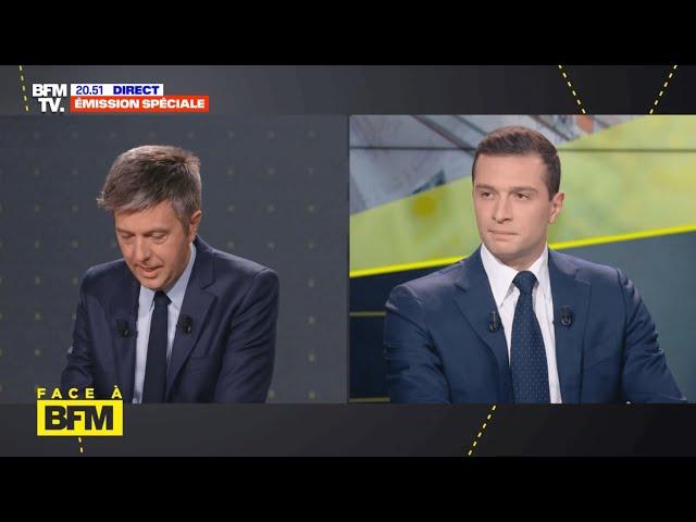 J. Bardella sur BFMTV : « Je veux dire aux Français que je n'ai jamais cessé d'être l'un des leurs »