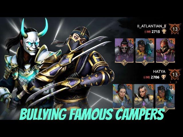 Itu and Lynx Bullying Famous Campers || Renova Gaming|| Shadow Fight 4: Arena