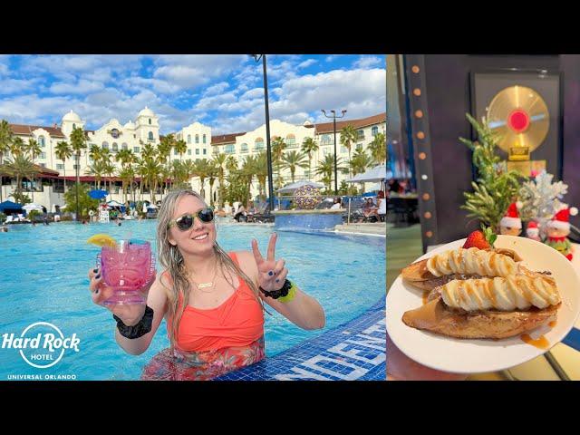 Hard Rock Hotel Universal Orlando! Room & Resort Tour, Underwater Music Pool, Dining & Hidden Gems