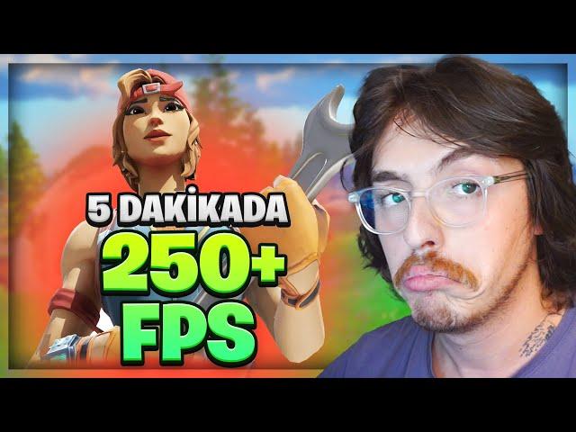 Fortnite 5 DAKİKADA +250 FPS!!