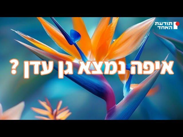 איפה נמצא גן עדן?- יעקוב עדיה אנושי תודעת האחד