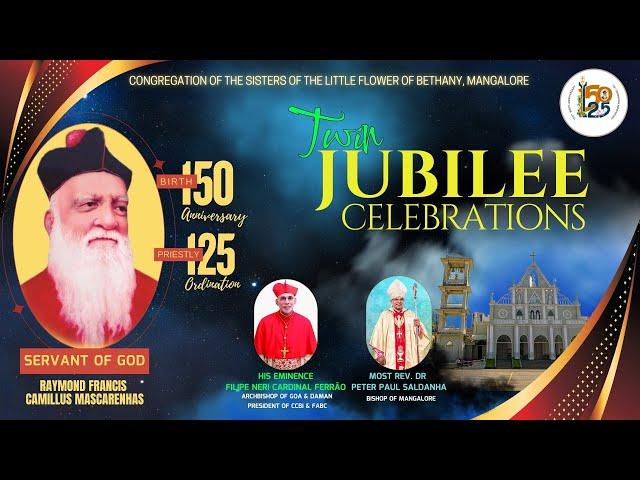  LIVE: Bethany's Grand Twin Jubilee Celebration | Honouring Servant of God Raymond FC Mascarenhas