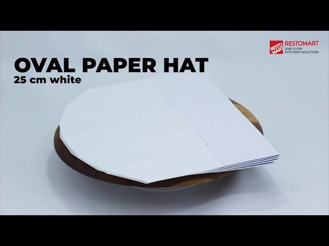 Restomart Oval Paper Chef Hat - SKU 1809105