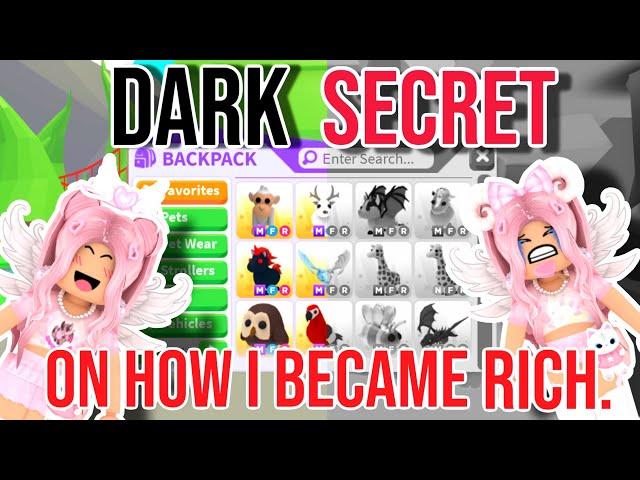 The DARK Truth On How I Became So Rich In Adopt Me.....*SCAMMING* 