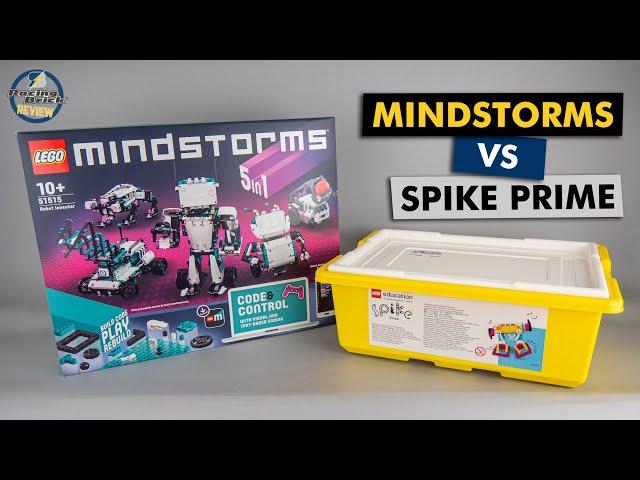 LEGO 51515 Mindstorms vs. 45678 Spike Prime - unboxing, concept and first builds