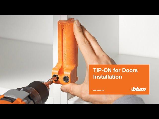 How to Install Blum TIP-ON for Doors