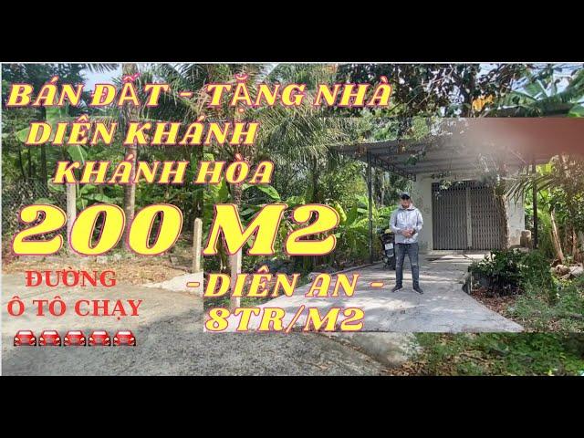  Bán Đất Tặng Nhà | Diên An, Diên Khánh, Khánh Hòa 200m2