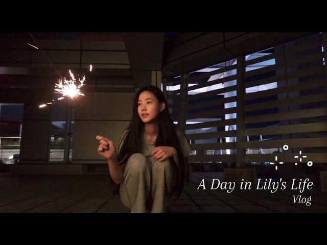 Lily's Day vlog ⊹ | Sparklers, painting, hot-pot, chill day