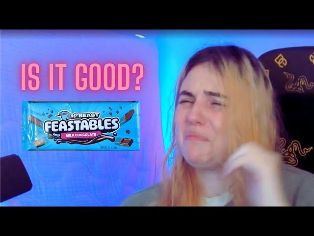 Reviewing MrBeast Feastables!