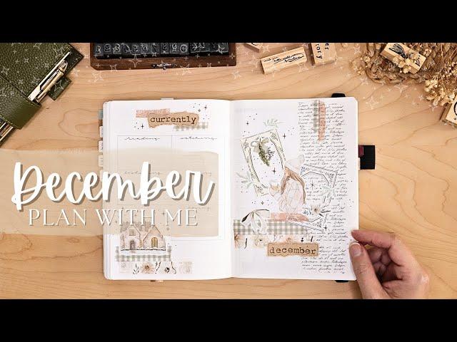 December Bullet Journal Setup | December Plan with Me | Collage Journal | Paper Minty | Sterling Ink