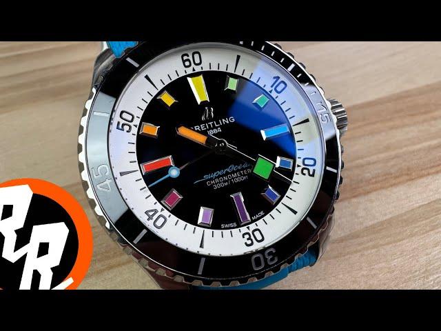 Breitling SuperOcean 42mm Rainbow (Saltzmans Watches)