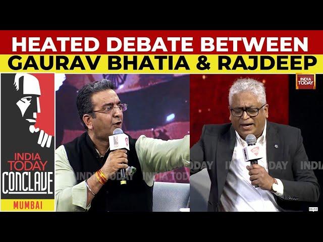 Fiery Faceoff Between Gaurav Bhatia & Rajdeep Sardesai On One Nation One Election | India Today News