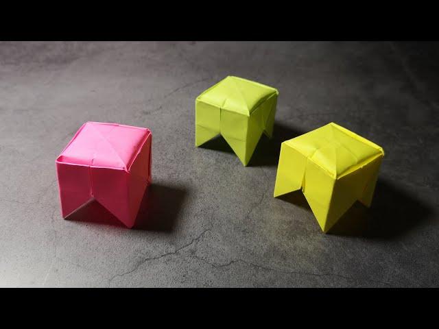 Origami Stool | Paper Chair Furniture DIY